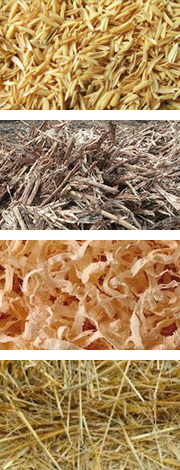 農(nóng)作物原料如麥桿、稻桿、玉米秸稈、稻殼、花生殼和其它農(nóng)作物